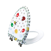 Creavit Cocuk Крышка дюропласт на детский унитаз KC0802.01.1000E Белый с декором от интернет-магазина Purezza 