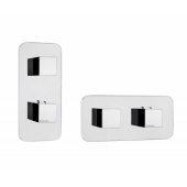 Bossini Cube Термостатический смеситель для душа с высокой пропускной способностью Z032202.030 от интернет-магазина Purezza 