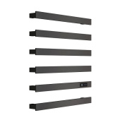 Maxonor TONE Электрический полотенцесушитель 640х600 PL-TRE09SS6-9 (60) Матовый графит от интернет-магазина Purezza 