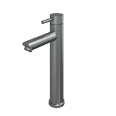 Knotlor Streamline Смеситель для раковины высокий, цвет Сталь, арт. SS-04/01 от интернет-магазина Purezza 
