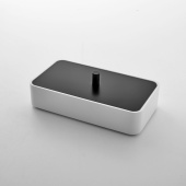 Etrusca Dinamic Контейнер косметический 20х4.5х11 см K/650/30/SSF Матовый черный от интернет-магазина Purezza 