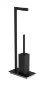 Langberger Black Edition Стойка напольная квадратная 70481-BP Матовый черный от интернет-магазина Purezza 