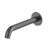 Whitecross Излив для ванны настенный 220 мм Y1202GM Оружейная сталь от интернет-магазина Purezza 