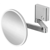 Langberger Accessories Зеркало косметическое к стене с настраиваемой подсветкой (холодный/теплый свет) 5х увеличение 82185-5S от интернет-магазина Purezza 