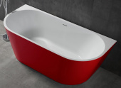 ABBER Акриловая ванна 170x80x60 AB9216-1.7R Красный от интернет-магазина Purezza 