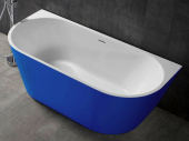 ABBER Акриловая ванна 170x80x60 AB9216-1.7DB Синий от интернет-магазина Purezza 