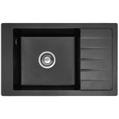 Rea Sten Кухонная мойка 79,5x48 см ZLE-00106 Черный металлик от интернет-магазина Purezza 