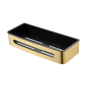 Schein Accessories Полка для душевой кабины 9327BG Матовое золото/Черный от интернет-магазина Purezza 