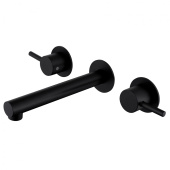 ABBER Emotion Смеситель скрытого монтажа для раковины AF88121B Матовый черный от интернет-магазина Purezza 