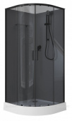 Aquanet Passion EVO R black Душевая кабина 90x90 набор 4 от интернет-магазина Purezza 