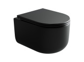 Ceramicanova Ulma Rimless Подвесной унитаз CN4006MB Черный матовый от интернет-магазина Purezza 