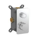 Aquame Встраиваемый смеситель-термостат на 1 источник с регулировкой напора AQM8810CR от интернет-магазина Purezza 