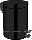 Aquanet Ведро для мусора (8 литров) 8073MB Черный от интернет-магазина Purezza 