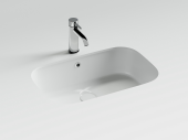 Ceramicanova Era Раковина встраиваемая снизу с отверстием слива - перелива 57х39,5 CN15006 Белый от интернет-магазина Purezza 