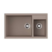 Omoikiri Tedori 86-2-LB-SA Кухонная мойка 86x50 см 4993934 Бежевый от интернет-магазина Purezza 