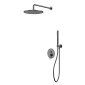 Whitecross Система для душа скрытого монтажа YSET04GM Оружейная сталь от интернет-магазина Purezza 