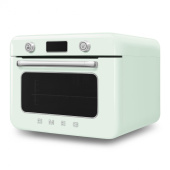 Smeg COF01PGEU мини-печь с паром цвет пастельный зелёный  от интернет-магазина Purezza 