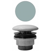 GSI SPARES Донный клапан клик-клак для раковин с переливом, с керамической крышкой PCS15 Светлый зелено-голубой от интернет-магазина Purezza 