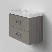 La Fenice Cubo Twin Тумба под раковину 77.6х46.9 FNC-01-CUB-C-80-2 Бежевый матовый от интернет-магазина Purezza 