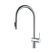 AQUAme Cucina Смеситель для кухни с выдвижным изливом AQM9901CR от интернет-магазина Purezza 