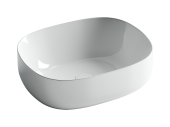 Ceramicanova Element Умывальник чаша накладная овальная 46х35 CN6018 Белый от интернет-магазина Purezza 