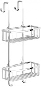 Langberger Accessories Полка для душевой кабины 2-х этажная с плоским бортом 70264 от интернет-магазина Purezza 