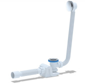 Cezares Слив-перелив с системой Клик-Клак CZR-STP2-01 Белый/Хром от интернет-магазина Purezza 