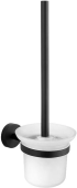 Rea Mist Ёршик для унитаза подвесной REA-80031 Белый/Черный матовый от интернет-магазина Purezza 