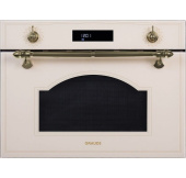 Graude Classic компактный духовой шкаф с СВЧ и грилем бежевый, BWGK 45.0 EL от интернет-магазина Purezza 