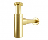 Wasserkraft A170 Сифон для раковины матовое золото от интернет-магазина Purezza 