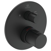 Ideal Standard CERATHERM Т100 Встраиваемый индивидуальный термостатический смеситель для душа A5814XG Матовый черный от интернет-магазина Purezza 