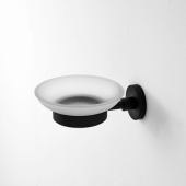 Etrusca Sirio Мыльница подвесная 10532/30/SAT Черный матовый от интернет-магазина Purezza 