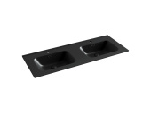 Ceramicanova Element Раковина накладная двойная 121х46,5 CN7004MB Черный матовый от интернет-магазина Purezza 