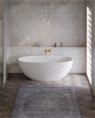 Cezares Ванна из искусственного камня Solid Surface 170х78, CZR-STREAM-170-78-56-SSB от интернет-магазина Purezza 