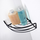 Etrusca Complementi Полка угловая, 6х11.5х6 см K/GR/63/1/30 Матовый черный от интернет-магазина Purezza 