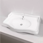 Comforty JS90 Накладная мебельная раковина в классическом стиле 90х55 от интернет-магазина Purezza 