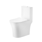 Grossman Thin Rim Унитаз напольный моноблок 65,6х37 см тонкий ободок, с тонкой крышкой микролифт, смыв торнадо, GR-5607SQ от интернет-магазина Purezza 