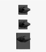 BOSSINI APICE Наружная часть термостата High Flow для душа с отдельными панелями Z035203.073 Матовый черный от интернет-магазина Purezza 