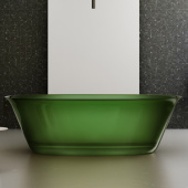 ABBER Kristall Прозрачная ванна 170х75х55 AT9707Emerald Зеленый от интернет-магазина Purezza 