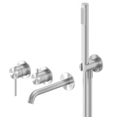 ABBER Wasser Kreis 316 Смеситель для ванны скрытого монтажа AF8130BST Брашированная сталь от интернет-магазина Purezza 