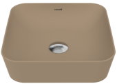 Creavit Ultra Раковина накладная 40х40 UL040.F UL040-00CM00E-0000 Капучино матовый от интернет-магазина Purezza 