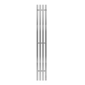 Terminus Стойка QUATRO профиль Электрический полотенцесушитель 1600х210 4670078557308 Черный муар от интернет-магазина Purezza 