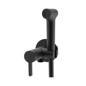 Rose Смеситель с гигиеническим душем R235H Черный матовый от интернет-магазина Purezza 