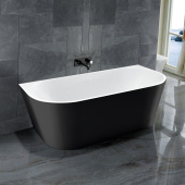Vincea Акриловая ванна 170x80x58 VBT-421-1700MB Черный матовый/Белый матовый от интернет-магазина Purezza 