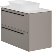 La Fenice Elba Twin Тумба под раковину 87.6х46.9 FNC-01-ELB-C-90-2 Бежевый матовый от интернет-магазина Purezza 