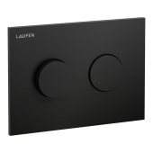 Laufen INEO GROOVE Клавиша смыва, цвет: черный матовый, арт. 9.0011.7.716.000.1 от интернет-магазина Purezza 