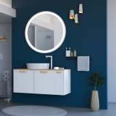 Creavit Elata Тумба с раковиной подвесная 100х52 ET0100.01.ANMA Белый от интернет-магазина Purezza 