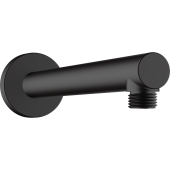 Hansgrohe держатель верхнего душа настенный 240 мм, G1/2, цвет: черный матовый, арт. 27809670 от интернет-магазина Purezza 