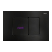 ABBER Кнопка смыва сенсорная AC0122SMB Матовый черный от интернет-магазина Purezza 