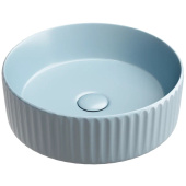 Ceramicanova Element Умывальник накладная чаша круглая 36х36 CN6057ML Матовый голубой от интернет-магазина Purezza 